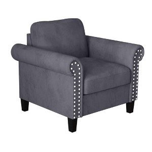New Classic Furniture, Alani Accent Chair-Gray - 1 of 4