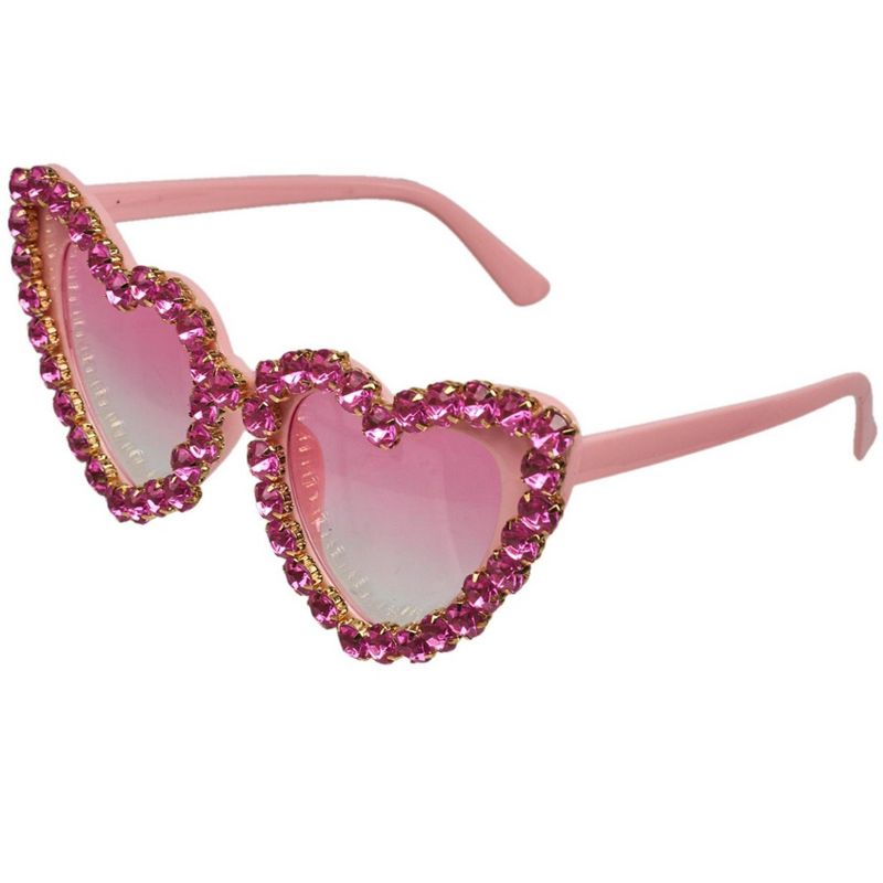 Willow & Ruby Kid's Summer Fun Sunglasses - Girl's Sunnies in Pink Heart, 3 of 6