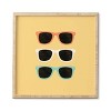 Allyson Johnson Summer Shades Framed Wall Art 12" x 12" - Deny Designs: Modern MDF Digital Art, Sawtooth Back Mount, Hardwood Frame - 4 of 4