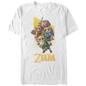 Men's Nintendo Legend of Zelda Four Sword Link T-Shirt - 1 of 4