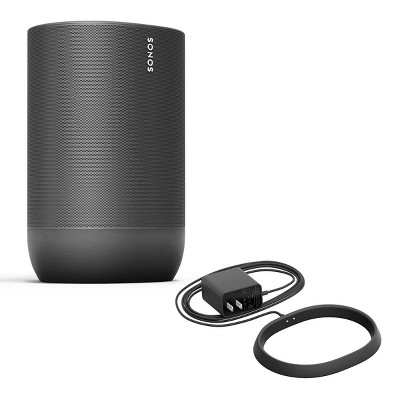 Sonos Move - Battery-Powered Smart Speaker, Wi-Fi and Bluetooth with Alexa  Built-in - Black​​​​​​​