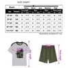 Boys T Shirts Sets Co-ords Sets Shorts Sets Graphic Shirts Drwastring Shorts with Pockets - 4 of 4