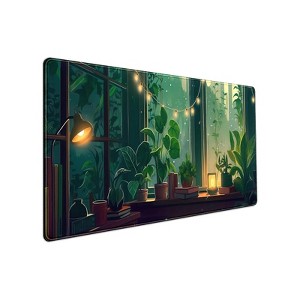 Scarlet Scope Aesthetic Rectangular Extended Mouse Pad - 1 of 4