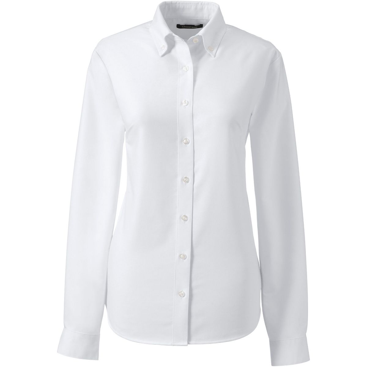 Lands' End School Uniform Women's Long Sleeve Oxford Dress Shirt - thumbnail 8