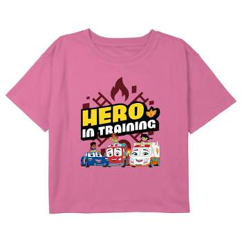 Girl's Firebuds Hero in Training Crop T-Shirt