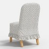 Replacement Ruffled Slipcover Only for Rounded Back Dining Chair - Threshold™ - 4 of 4