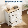 Coucheta 31.5 '' Wide 4-Drawer Dresser for Bedroom, Engineered Wood Storage Chest with Smooth Gliding Drawers, Clothes Organizer - 3 of 4