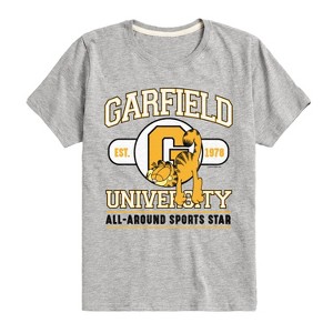 Boys' - Garfield - University Sports Star Short Sleeve Graphic T-Shirt - 1 of 4