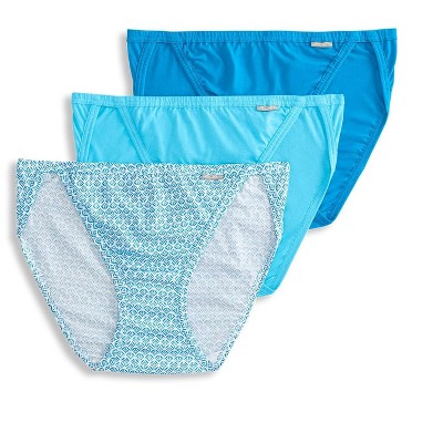 Jockey Womens Elance String Bikini 3 Pack Underwear String Bikinis 100% ...