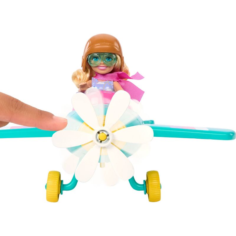 Barbie Chelsea Can Be&#8230; Plane Doll &#38; Playset, 2-Seater Aircraft with Spinning Propellor &#38; 7 Accessories, 2 of 7