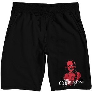 The Conjuring 4: Last Rites (2025) Shh on Black Adult Lounge Short - 1 of 4