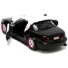 1990 Mazda Miata Black & White w/Graphics & Ghost Spider Figure "Spider-Man" "Marvel" Series 1/32 Diecast Model Car by Jada - 3 of 4