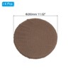 Unique Bargains 11" Round Washable Bar Stool Cover for Diameter 11"-16" Chair 4 Pcs - 2 of 4