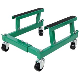 NAYSAYE Hand Truck Dolly Heavy Duty Motorcycle Cradle Dolly with Steel Frame for Garage and Shop, Green, 20"*12"*28" - 1 of 4