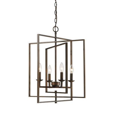 Millennium Lighting Nellis 4 - Light Pendant in  Rubbed Bronze