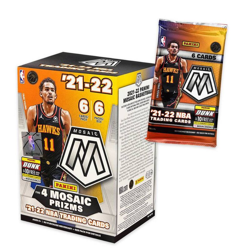 2021-22 Panini NBA Mosaic Basketball Trading  Card Blaster Box, 2 of 4