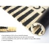 RugSmith Black Machine Tufted Welcome Stripe Doormat - 4 of 4
