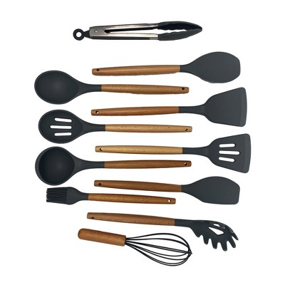 Kaluns Kitchen Utensils Set, 35 Piece Nylon and Stainless Steel Cooking  Utensils, Dishwasher Safe and Heat Resistant Kitchen Tools, Black