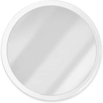 Tinker Portable Round Handle Small Mirror for Makeup and Go Out Small Mirror, Size: 10, White