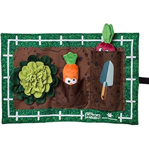 Outward Hound by Nina Ottosson Activity Matz Garden Game Plush Dog Puzzle Mat Dog Enrichment Dog Toy, Level 2 Intermediate, Multicolored - 1 of 1