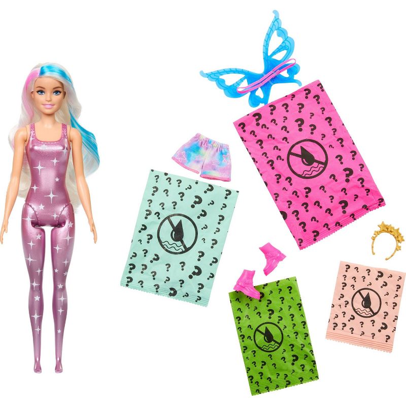 Barbie Color Reveal Doll with 6 Surprises, Rainbow Galaxy Series, 4 of 8