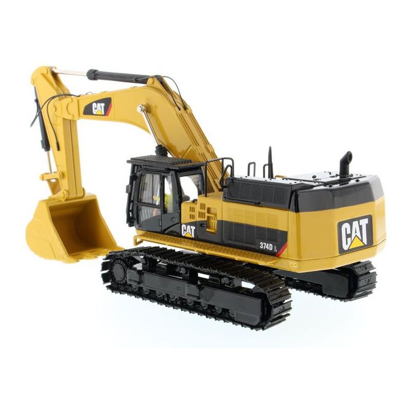 CAT Caterpillar 374D L Hydraulic Excavator with Operator "High Line" Series 1/50 Diecast Model by Diecast Masters, 3 of 5