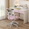 Costway Kids Desk Chair Children Study Chair with Adjustable Height, Armrest & Footrest Purple/Pink/Green/Gray/Blue - 4 of 4