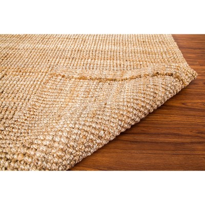 Handmade Rectangular Chunky Texture Wool & Jute Rug 36in