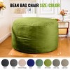 Hooseng Bean Bag Chair, 4FT Bean Bag with Velvet Cover, Giant Bean Bag Chairs  with Filler Adult, Bean Bag Sofa Filled with High-Density Sponge - 4 of 4