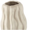 Studio 55D Caldera 13" High White Rippled Ceramic Vase - 2 of 4