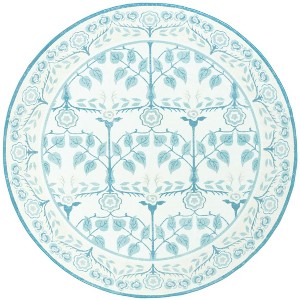 Martha Stewart Floral - MSRW182 - Indoor Power Loomed Machine Washable Skid-Resistant Rugs - 1 of 4