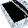 NicBex Luxury Storage Bench Entryway Bench Ottoman Foot Rest wiith Floral Patterned Fabric, Soft-Close Hinges for Bedroom, Living Room - 3 of 4