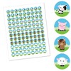 Big Dot of Happiness Farm Animals - Baby Shower or Birthday Party Round Candy Sticker Favors - Labels Fits Chocolate Candy (1 sheet of 108) - 2 of 4