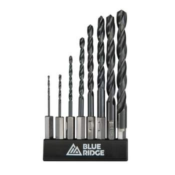 Blue Ridge Tools 8pc Hex Shank Drill Bit Set