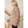 Women's Ruffle Detail V Neckline Blouse - entro - 3 of 4