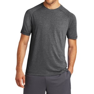 Mafoose Men's PosiCharge Tri-Blend Short Sleeve Wicking Raglan Tee - 1 of 4