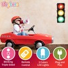 PLAYBEES Traffic Light Lamp with Base – 12.25 Inches of Colorful Blinking Fun for Kids' Decor - 3 of 4