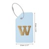 Unique Bargains Luggage Tag Light Blue 1 Pc - 2 of 4