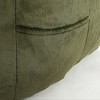 GlasFlength Bean Bag Seats Comfortable Premium Memory Foam Lounge Chair with Removable Cover for Living Room Bedroom, Green, 41.4"*35"*30.7" - 4 of 4