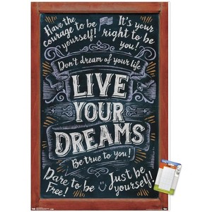 Trends International Live Your Dreams Unframed Wall Poster Prints - 1 of 4