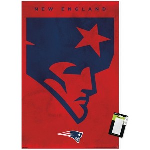 Trends International NFL New England Patriots - Logo 25 Unframed Wall Poster Prints - 1 of 4