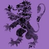 Women's Design By Humans Black Lion Rampant By Snazzygaz Racerback Tank Top - 2 of 3