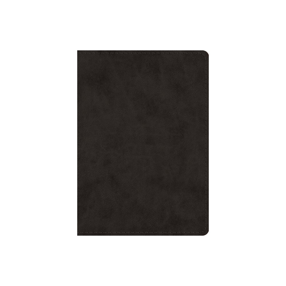 ESV Study Bible, Large Print (Trutone, Black) - (Leather Bound)