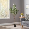 SKRAN Eucalyptus Tree Artificial,with Artificial Leaves,Fake Trees Indoor Outdoor for Home Office Living Room Bedroom Foyer Porch Decor. - 2 of 4