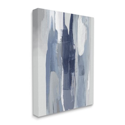 Stupell Industries Layers of Blue and White Abstract Movements