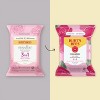 Burt's Bees Facial Cleansing Towelettes Micellar Rose Makeup Removing - Unscented - 30ct - image 2 of 4