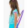 RuffleButts Toddler Girls UPF50+ Active Raglan Bow Shirt - 4 of 4