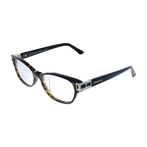 Swarovski  052 Womens Square Eyeglasses Havana 56mm - 1 of 3