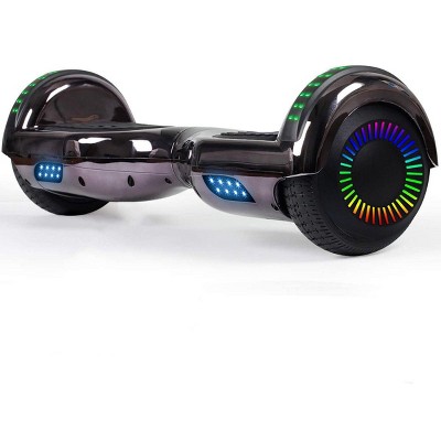 GlareWheel M3 Hoverboard LED Light Bluetooth Chrome Black