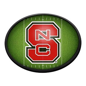 College Football On the 50 Design Oval Slimline Lighted Wall Sign - 1 of 4